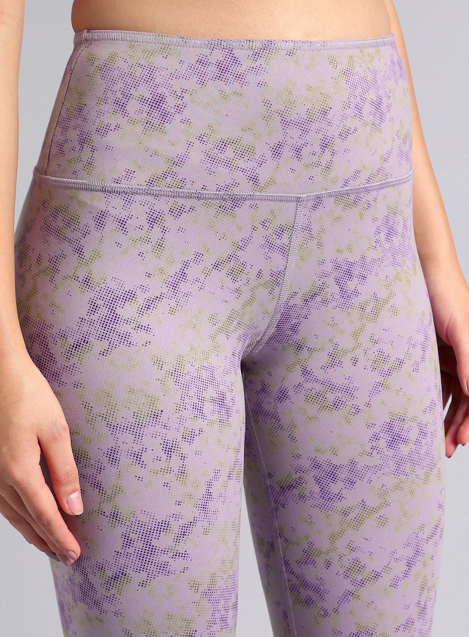 Women's Purple Yoga Reversible COMFlex Tights - Image 11