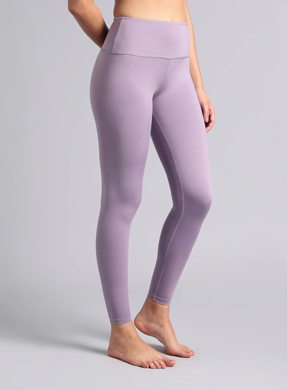 Women's Purple Yoga Reversible COMFlex Tights - Image 2