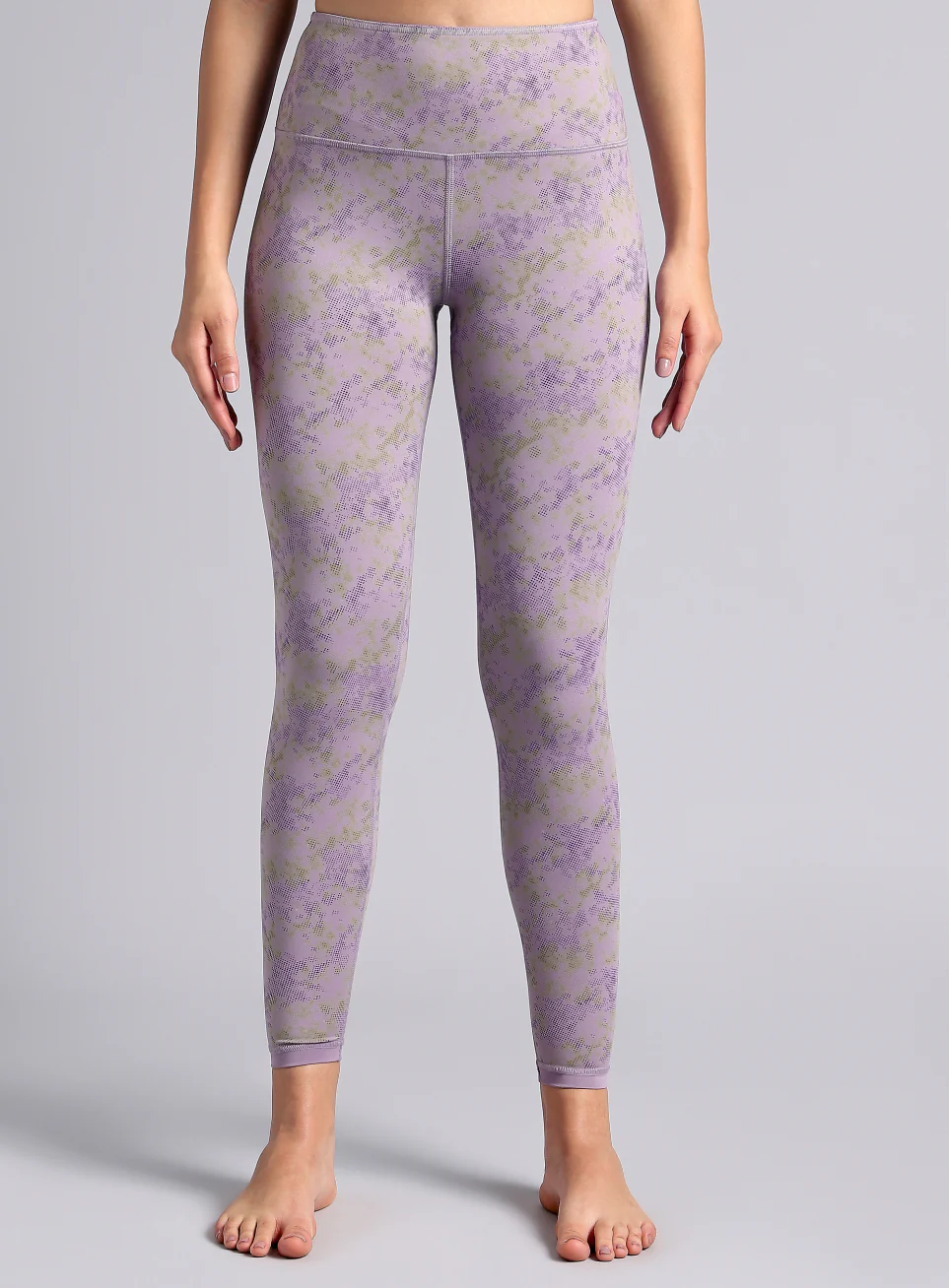 Women's Purple Yoga Reversible COMFlex Tights - Image 5