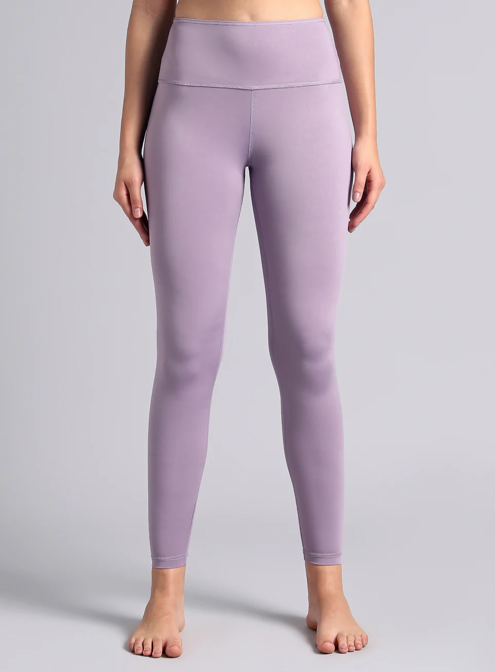 Women's Purple Yoga Reversible COMFlex Tights - Image 6
