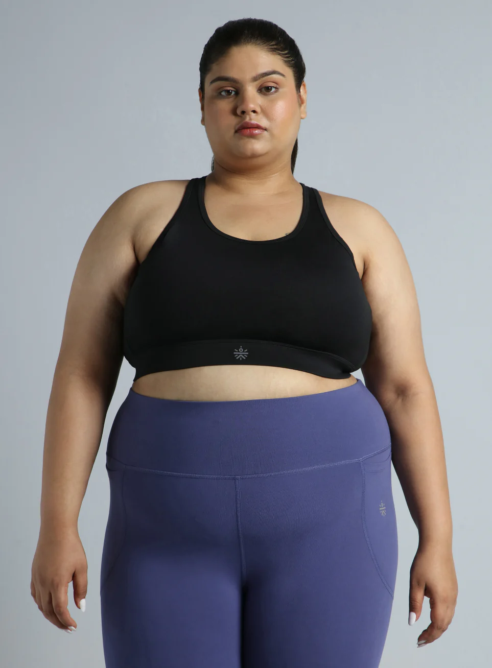Women's Racer Back Hook Running High Support Plus Size Sports Bra - Image 4