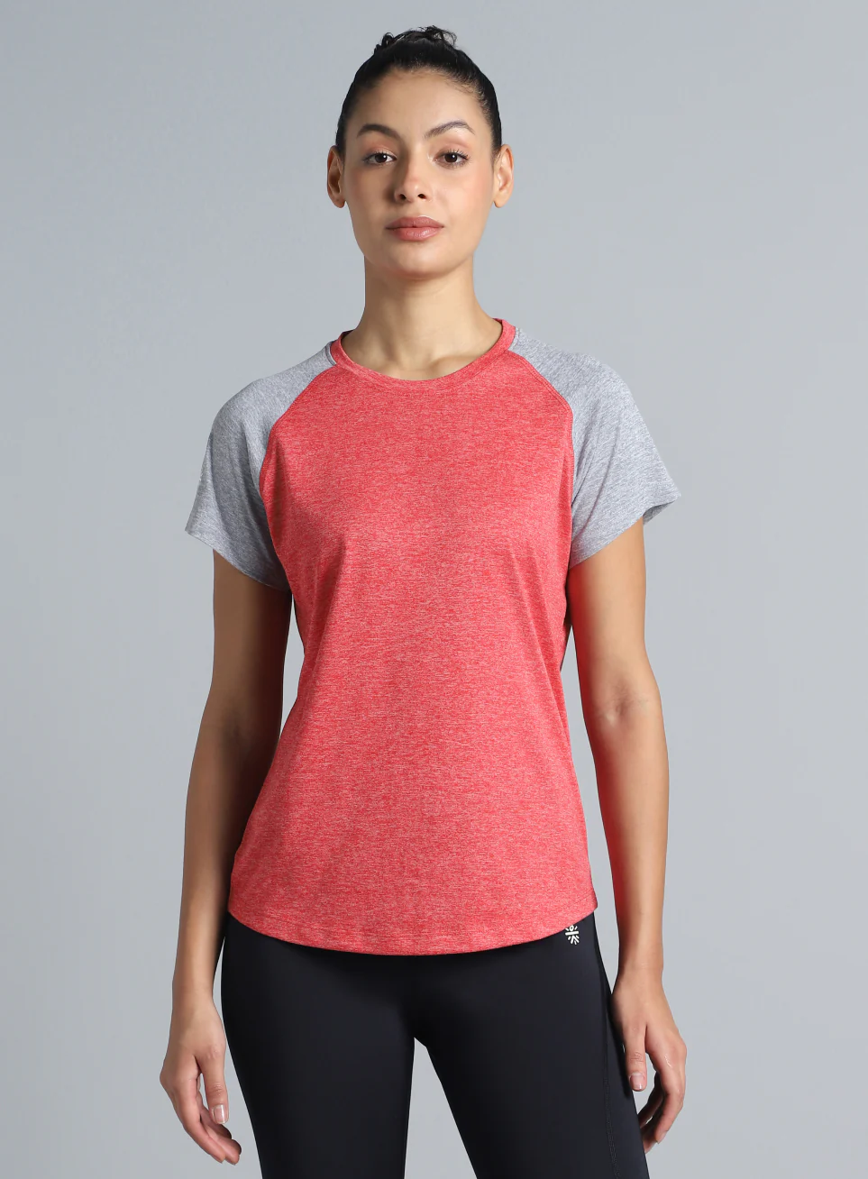 Women's Red Active COMFORtechColorblock T-shirt - Image 4