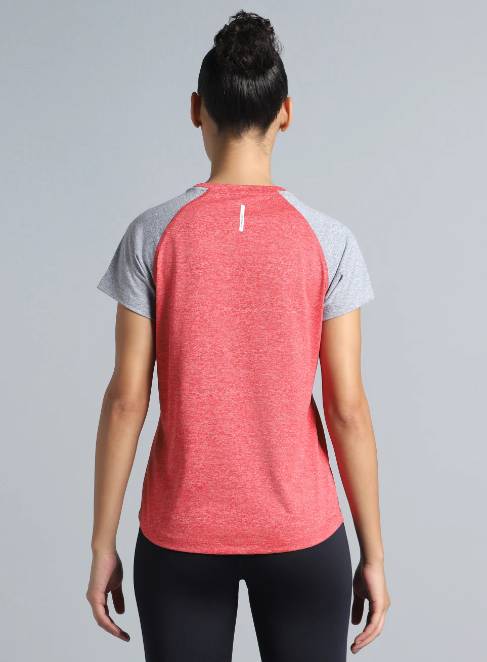 Women's Red Active COMFORtechColorblock T-shirt - Image 6