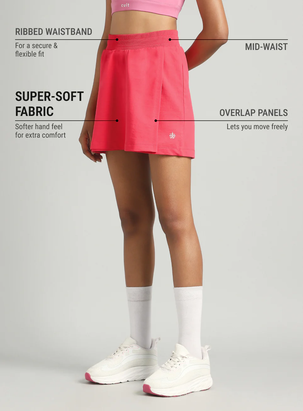 Women's Red All Day Play Skirt - Image 5