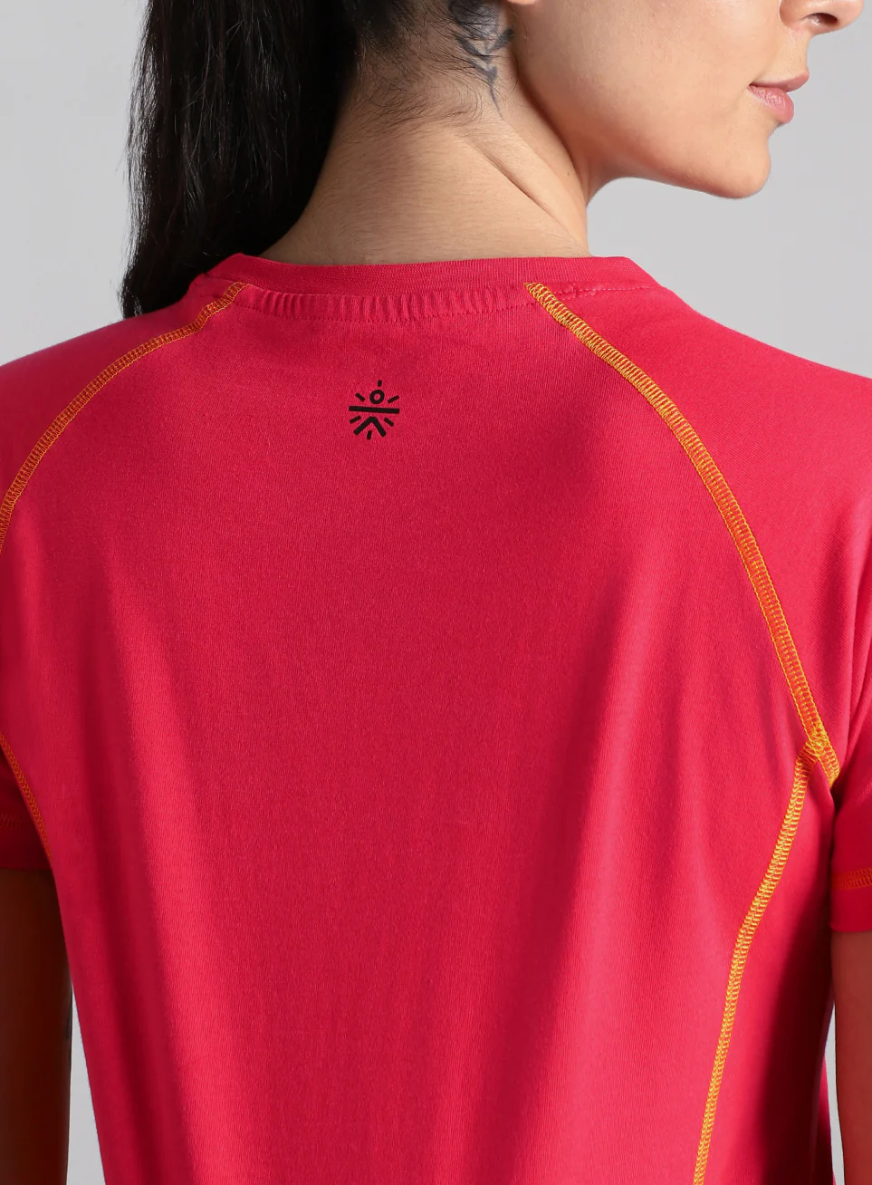 Women's Red Power Line T-shirt - Image 7