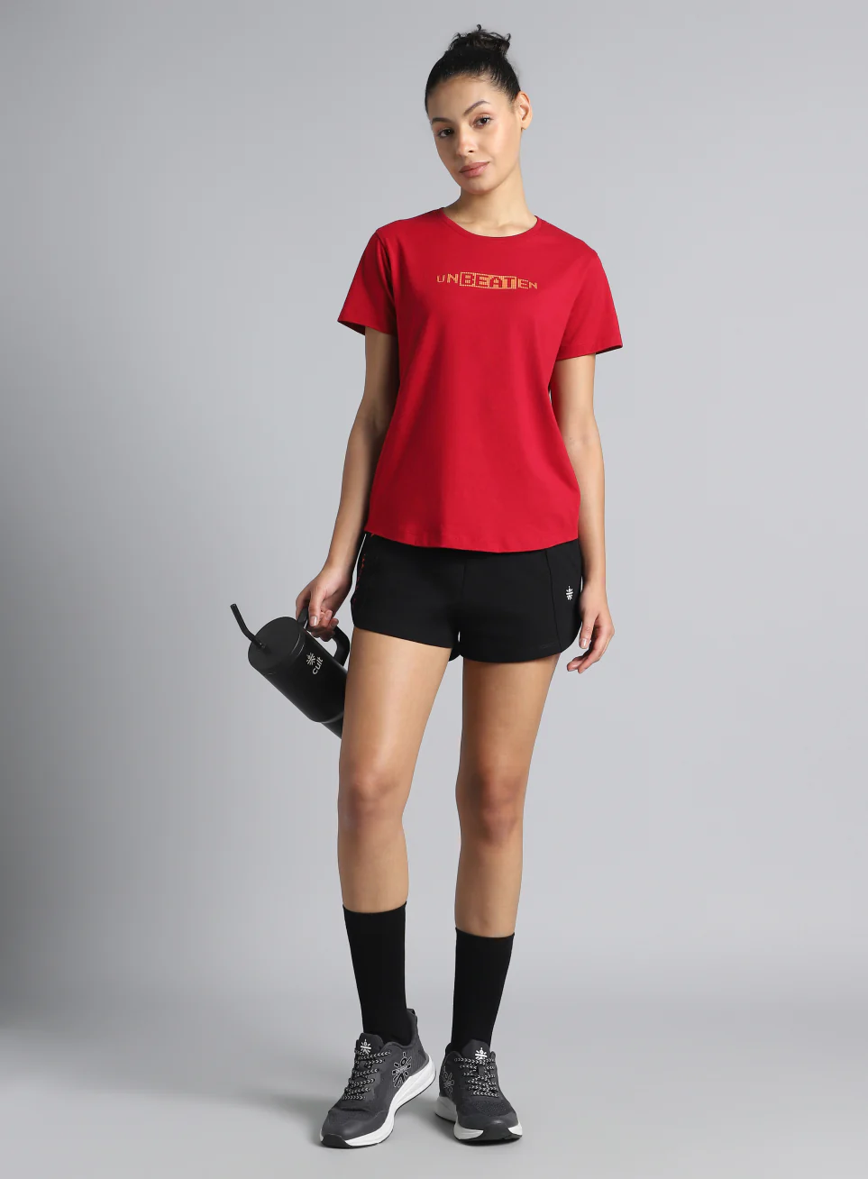 Women's Red Unbeaten Graphic T-shirt - Image 2