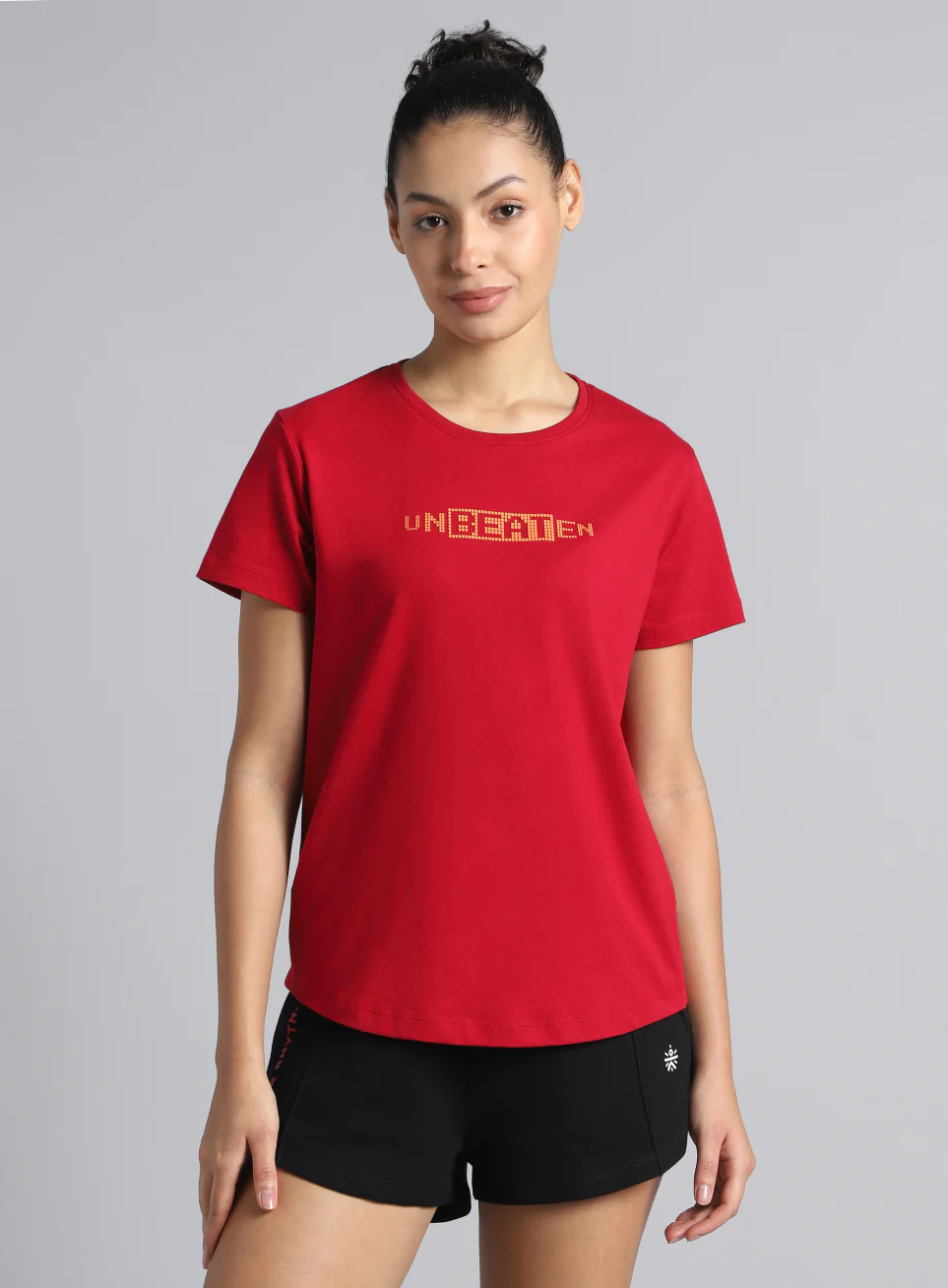 Women's Red Unbeaten Graphic T-shirt - Image 4