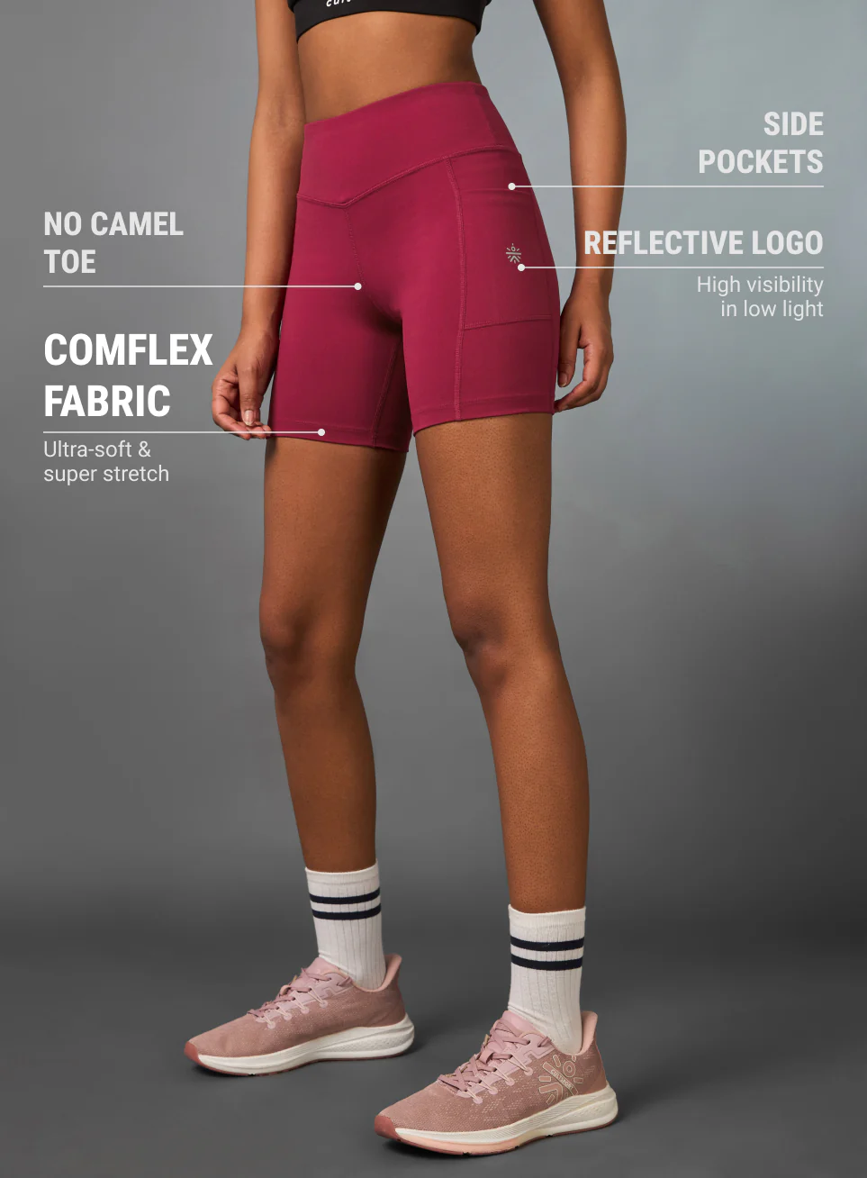 Women's Rose Multi Sports Cycling COMFLex Shorts - Image 5