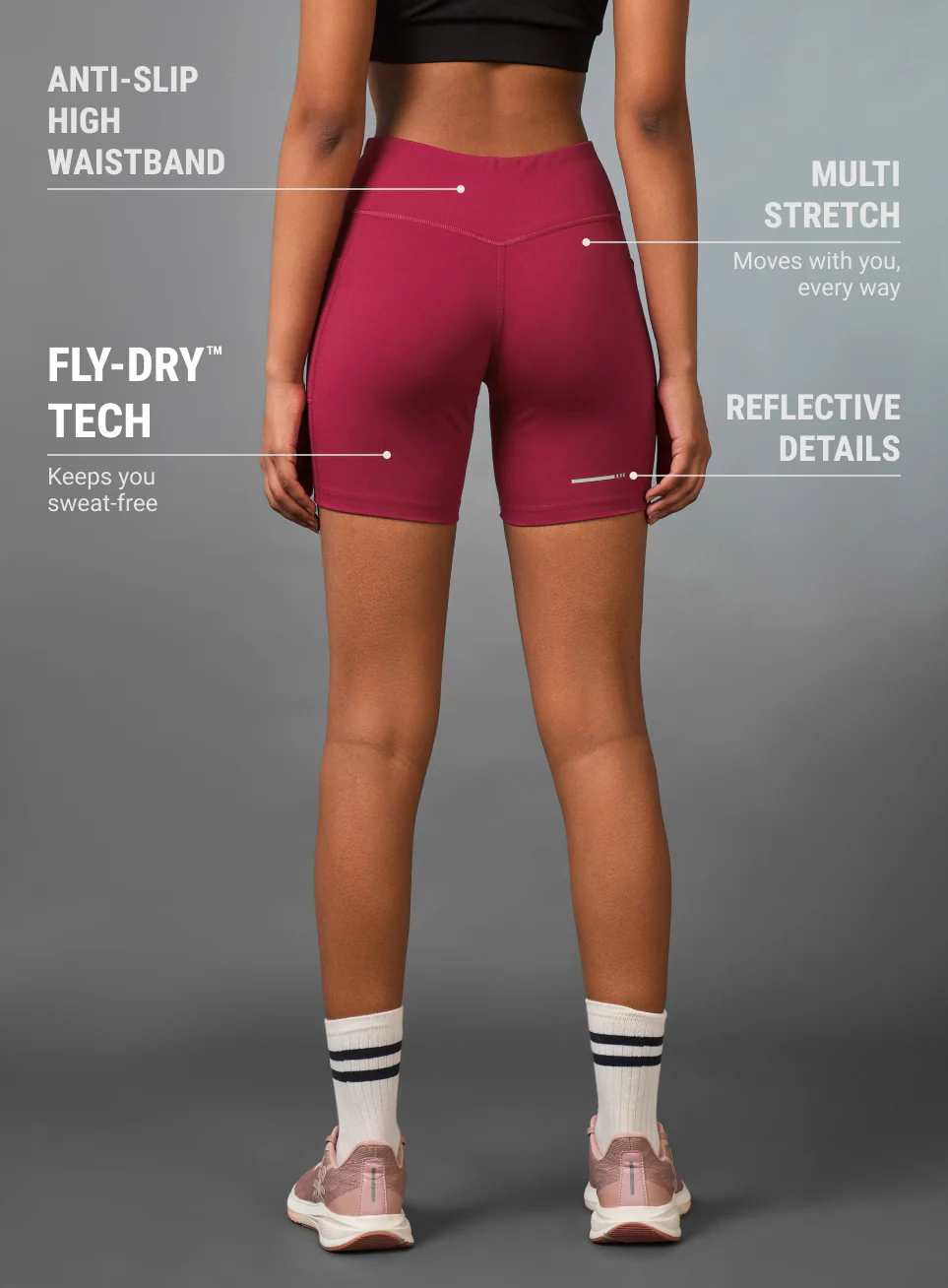 Women's Rose Multi Sports Cycling COMFLex Shorts - Image 6