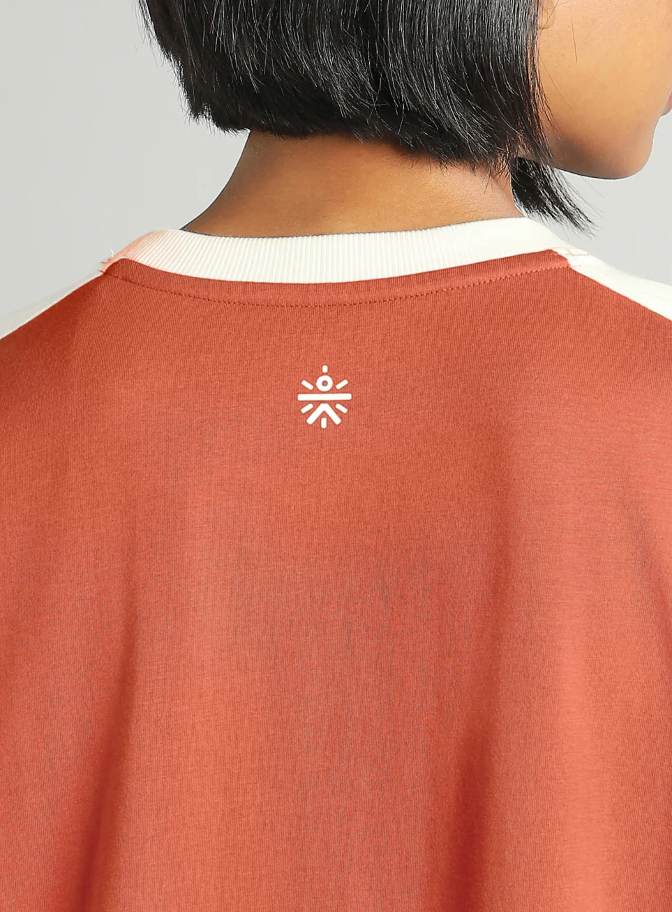 Women's Rust Fun Play Block Graphic Oversized T-shirt - Image 9