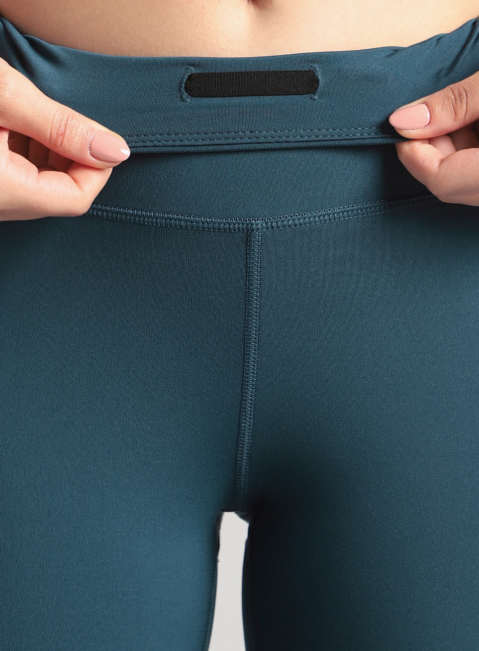 Women's Teal Energy Print Training COMFlex Tights - Image 9