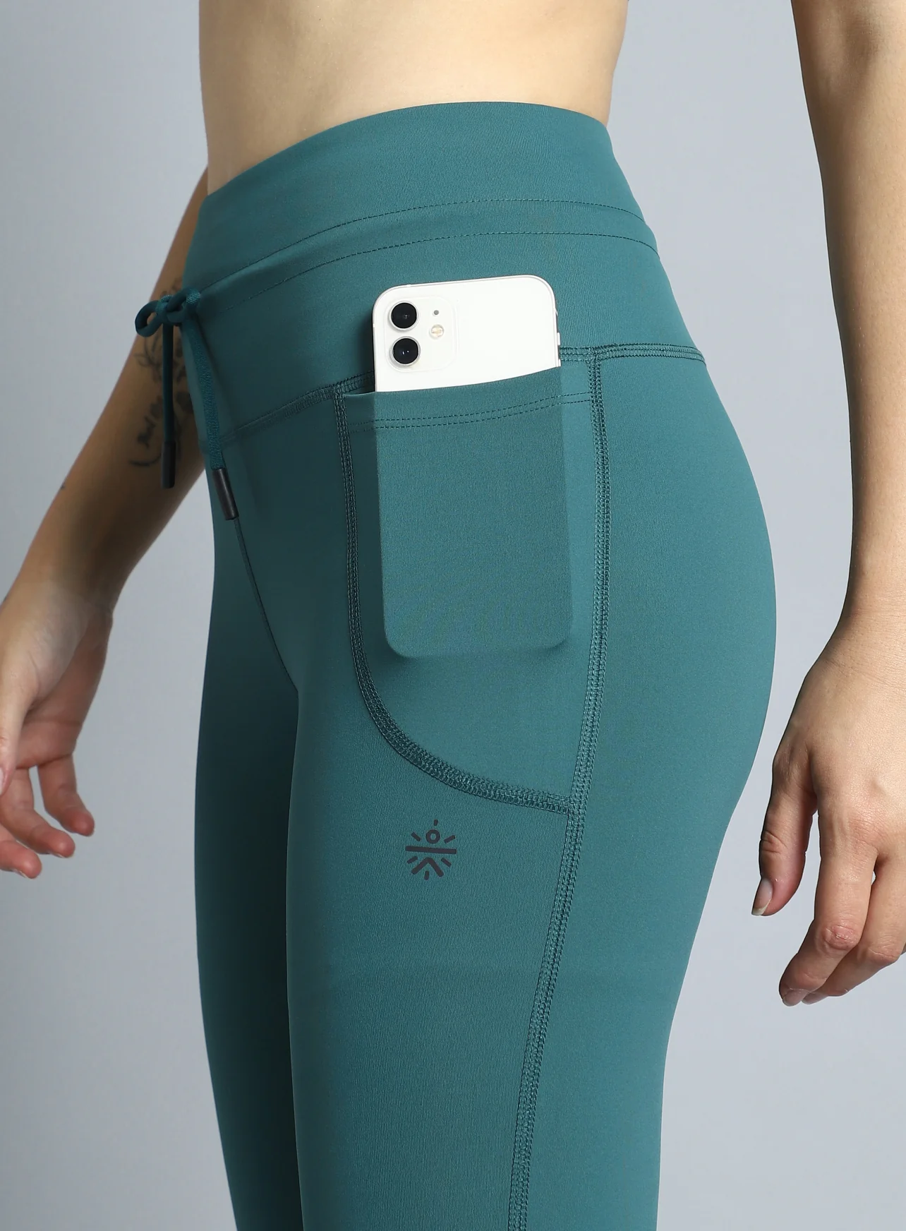 Women's Teal Performance Pro Training COMFlex Tights - Image 7