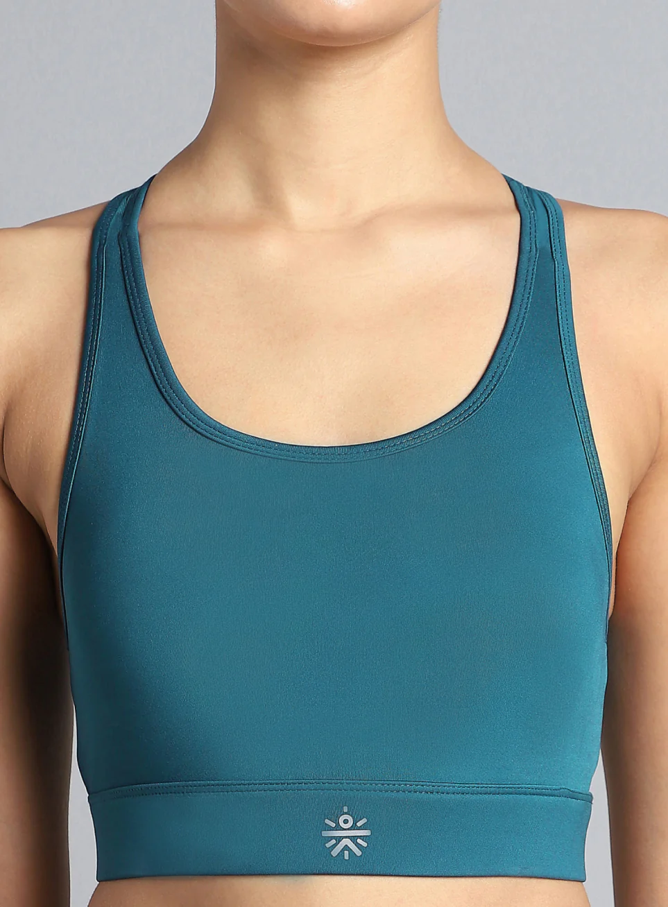 Women's Teal Run Elevate High Support Bra - Image 7
