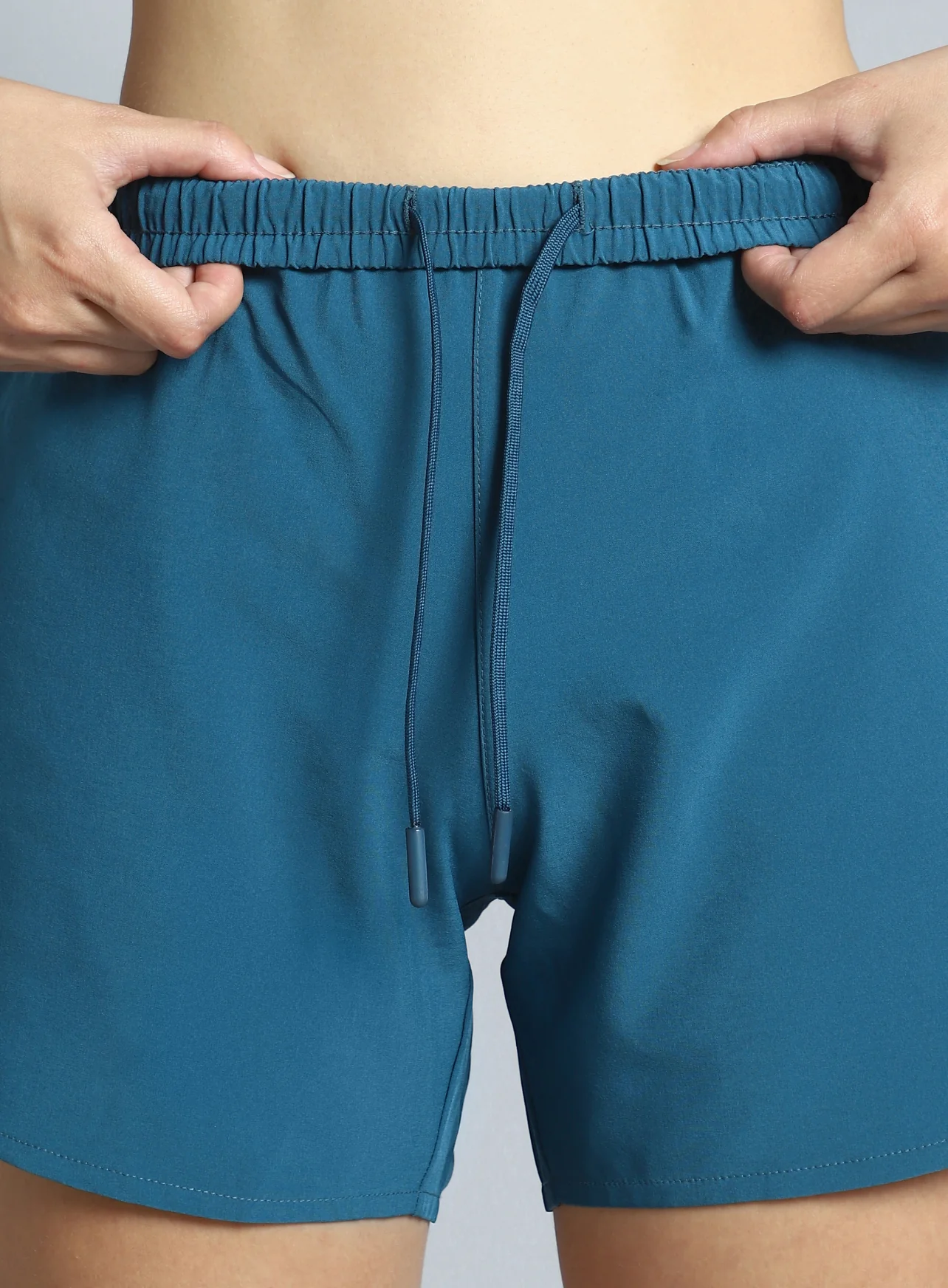 Women's Teal Run Forward Shorts - Image 10