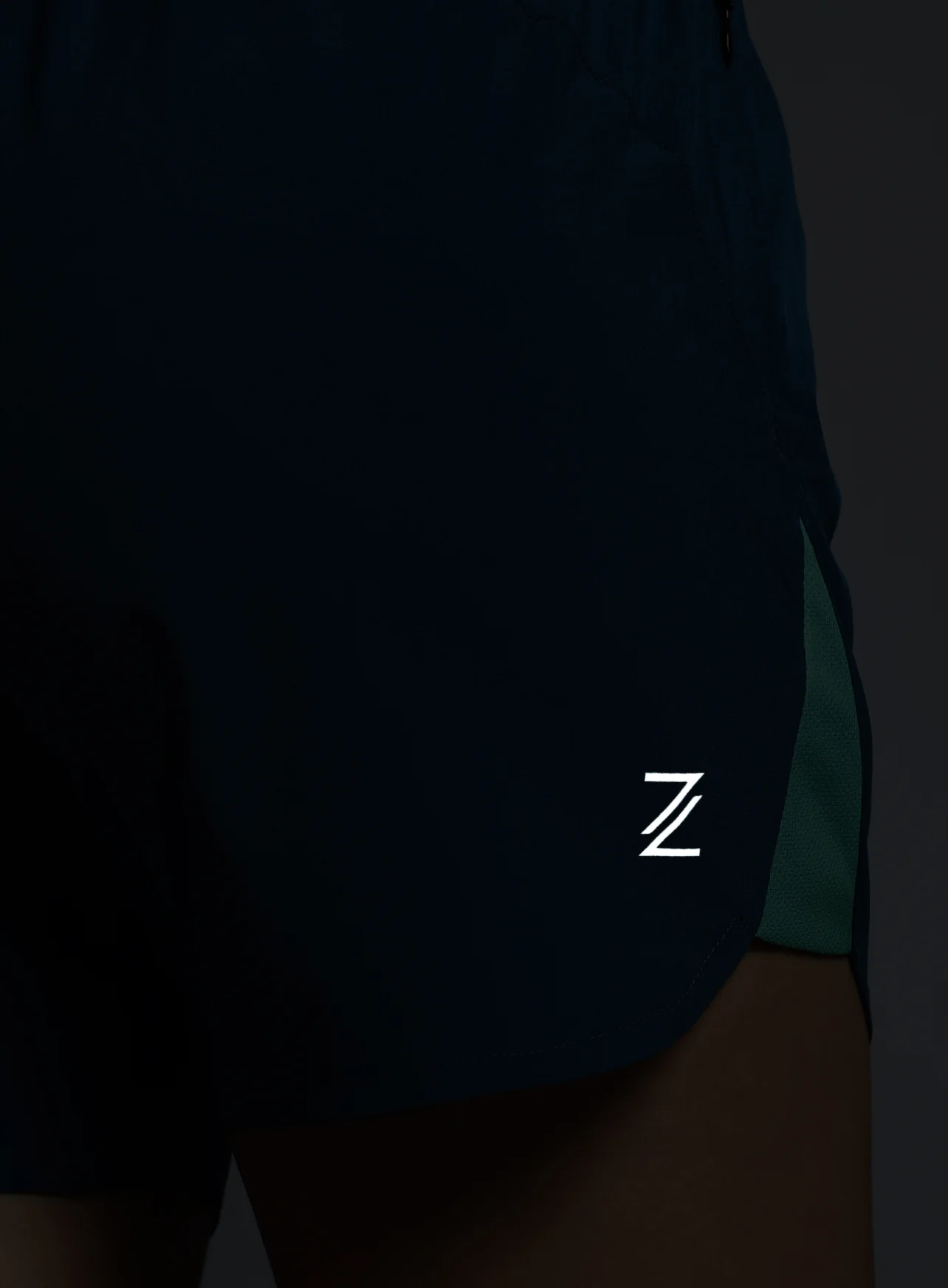 Women's Teal Run Forward Shorts - Image 9