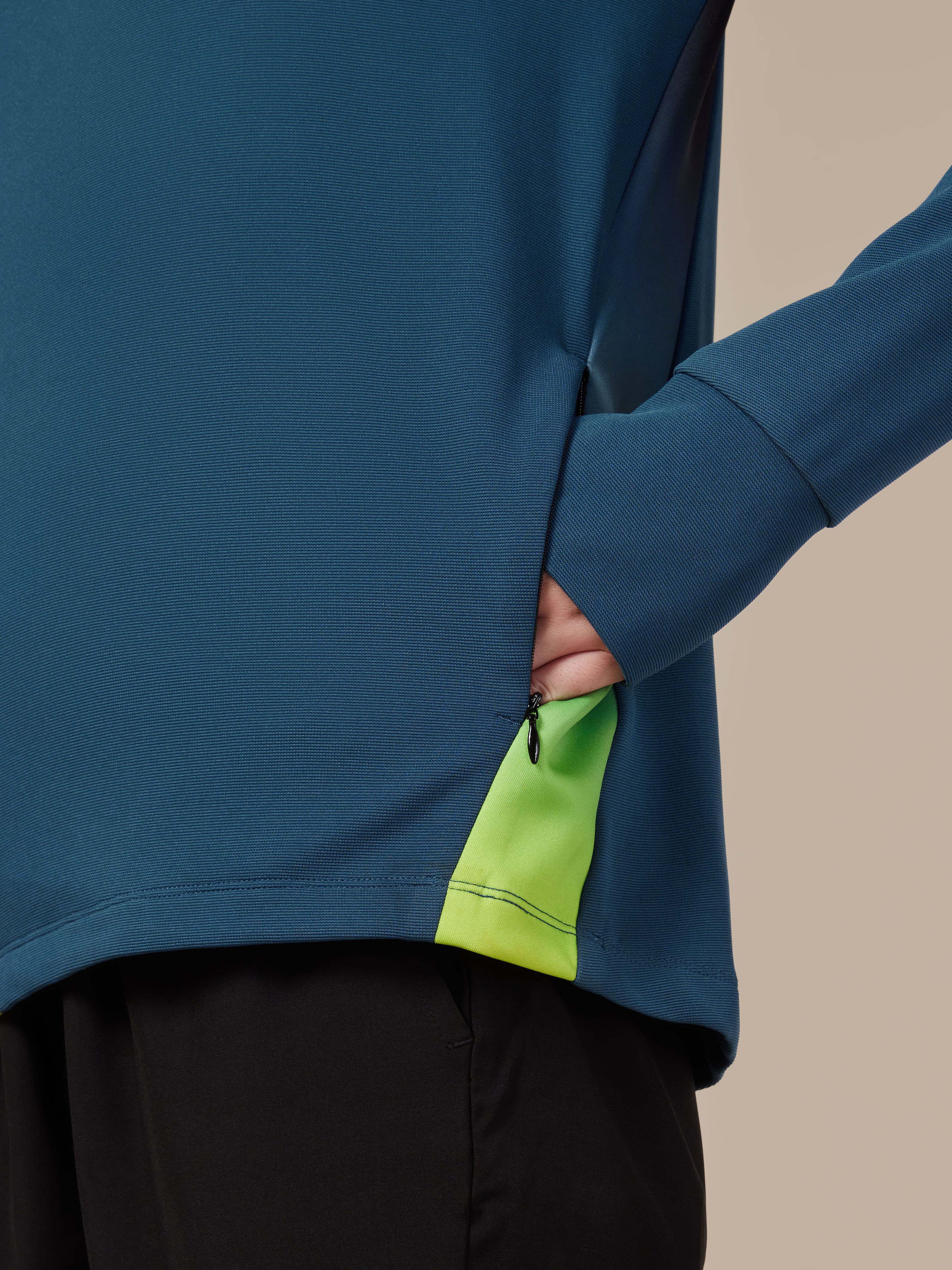Women's Teal Train Like A Pro Jacket - Image 3