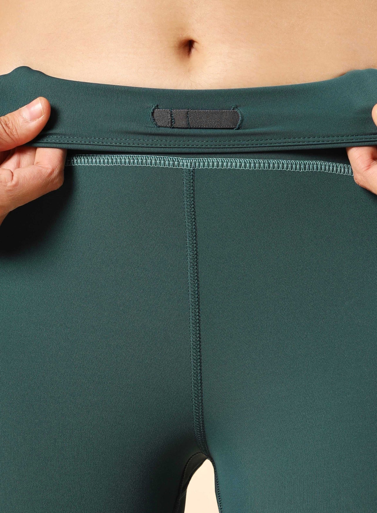 Women's Teal Training Sculpted COMFlex Tights - Image 9