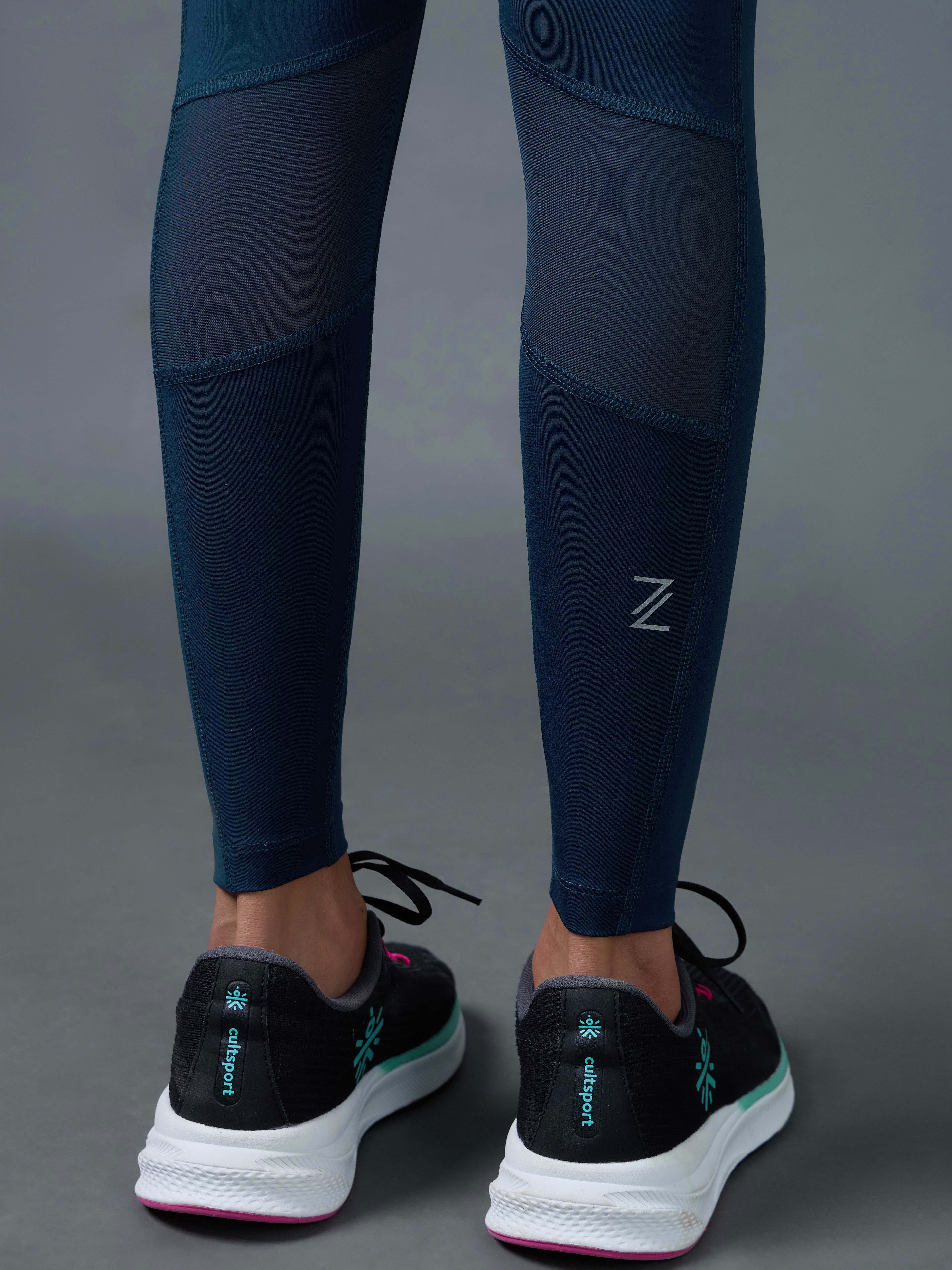 Women's Teal Ultimate Running Tights - Image 8