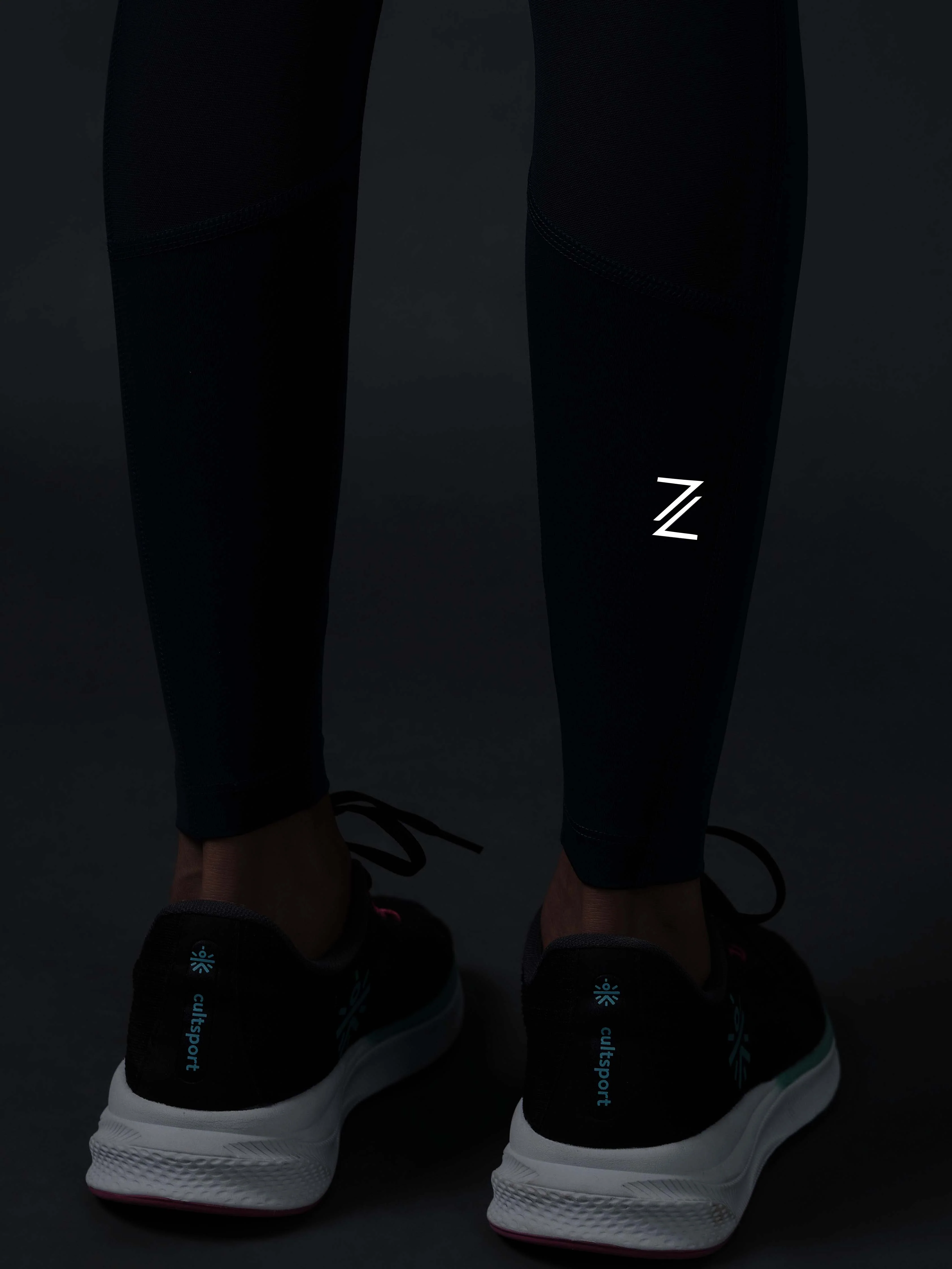 Women's Teal Ultimate Running Tights - Image 9
