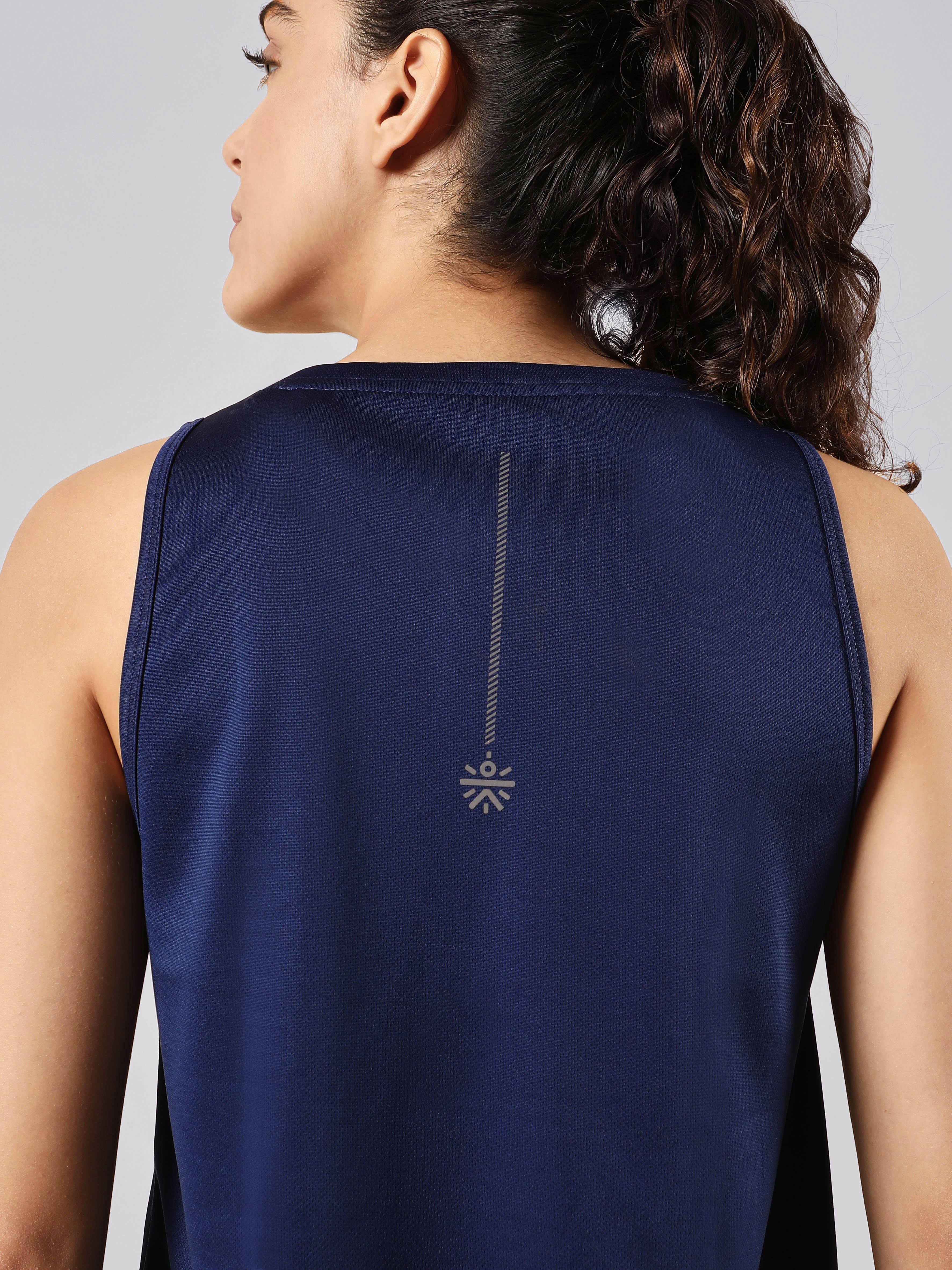 Women's All Day Active Navy Tank - Image 7