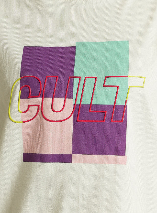 Women's White Cult Brand Carrier Oversized T-shirt - Image 9
