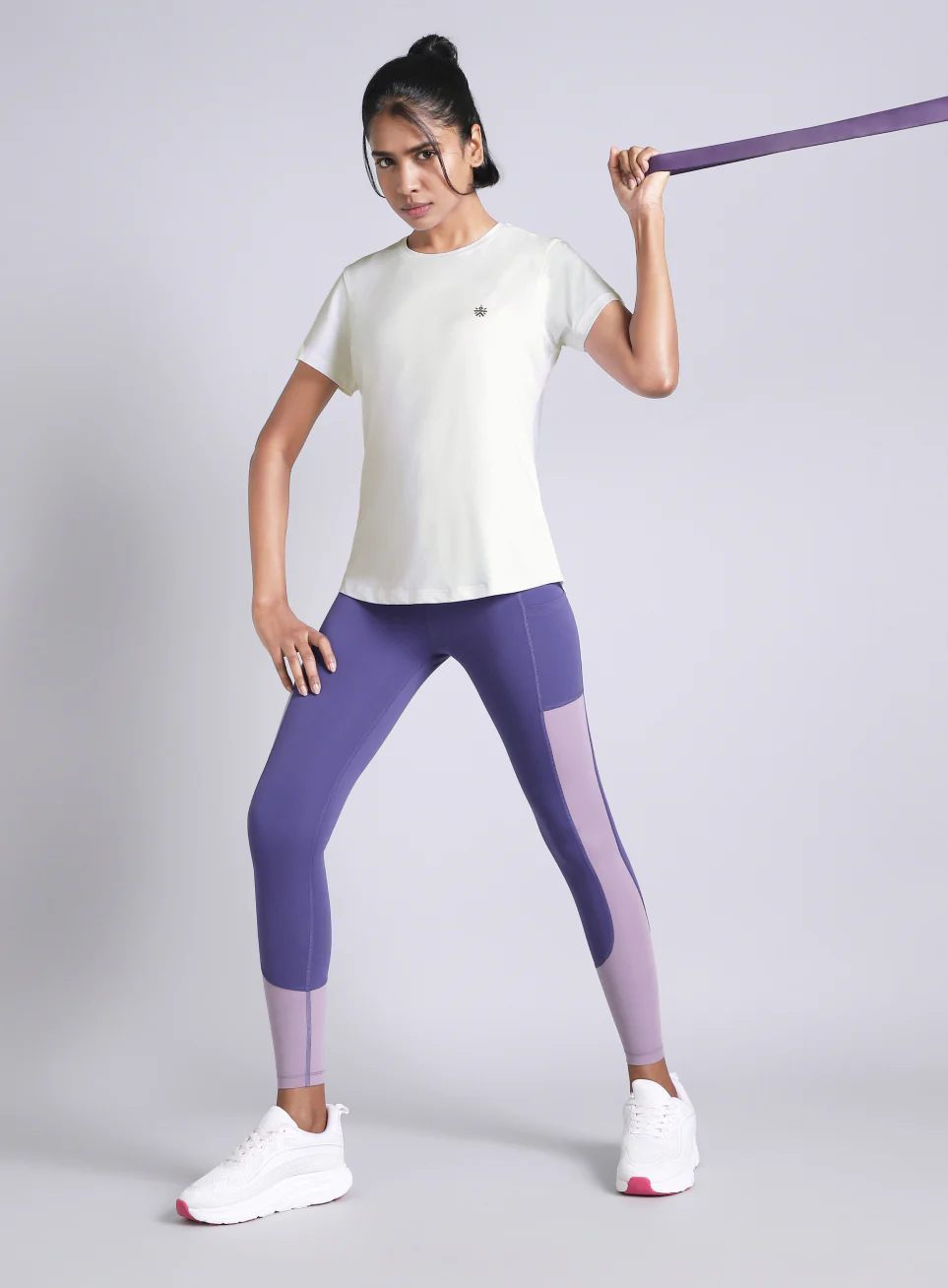 Women's White Must Have Workout T-shirt - Image 2