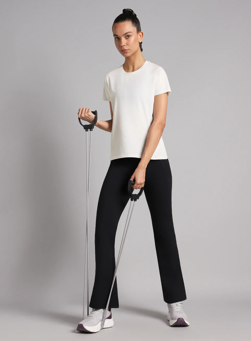 Women's White Performance Pro Training T-shirt - Image 2