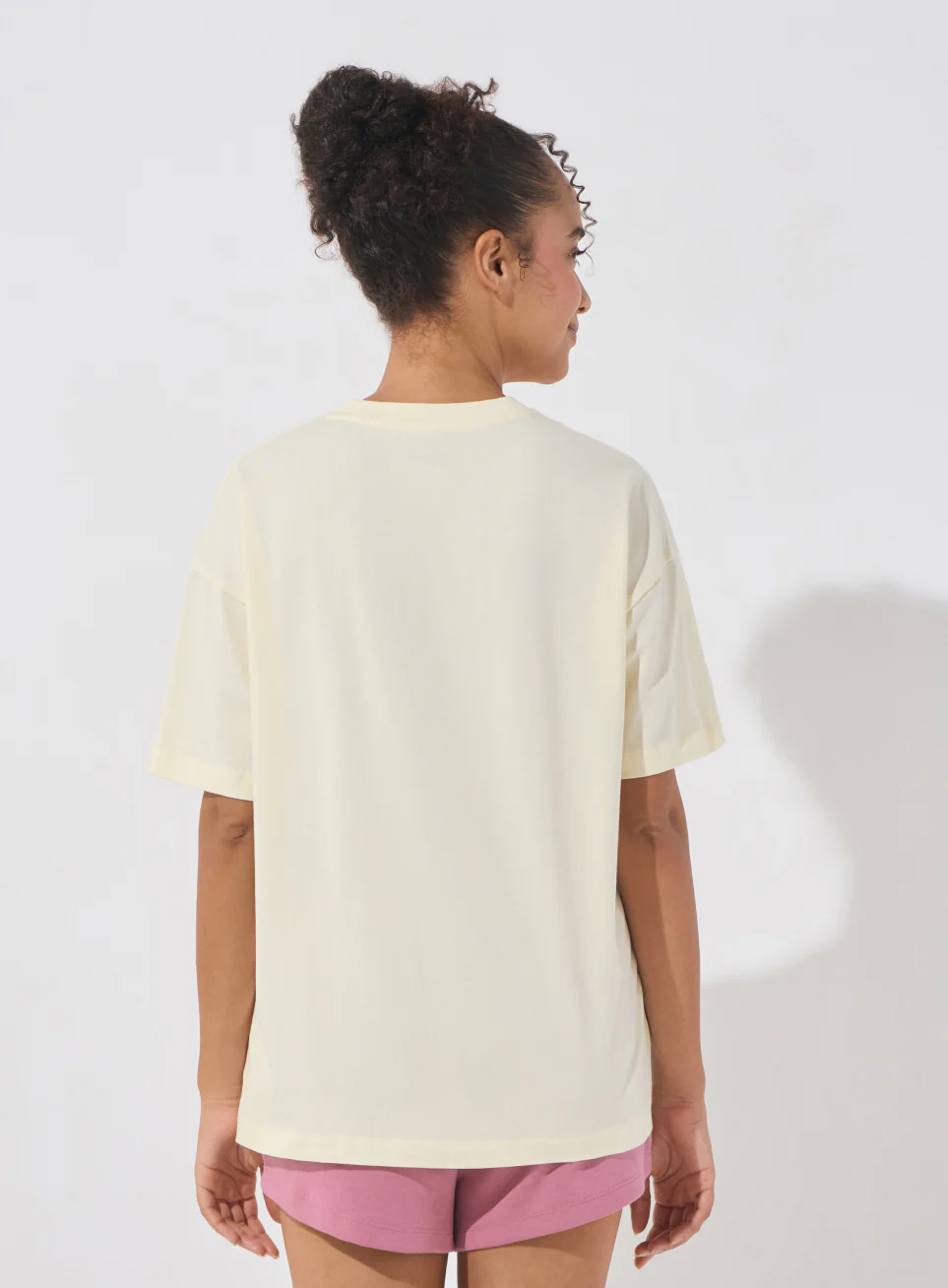 Women's White Soft Form Comfort Oversized T-shirt - Image 6