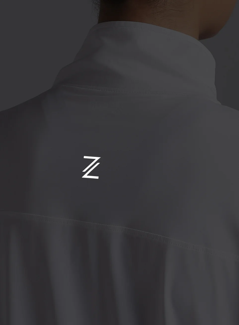 Women's White Supreme Soft Ultra Light Running Jacket - Image 11