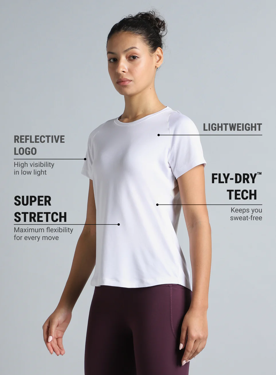 Women's White The Racer Pacer Top - Image 5