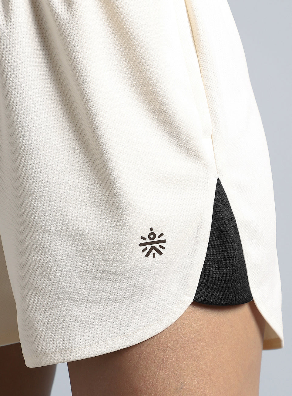 Women's White Train Day Performance Shorts - Image 8