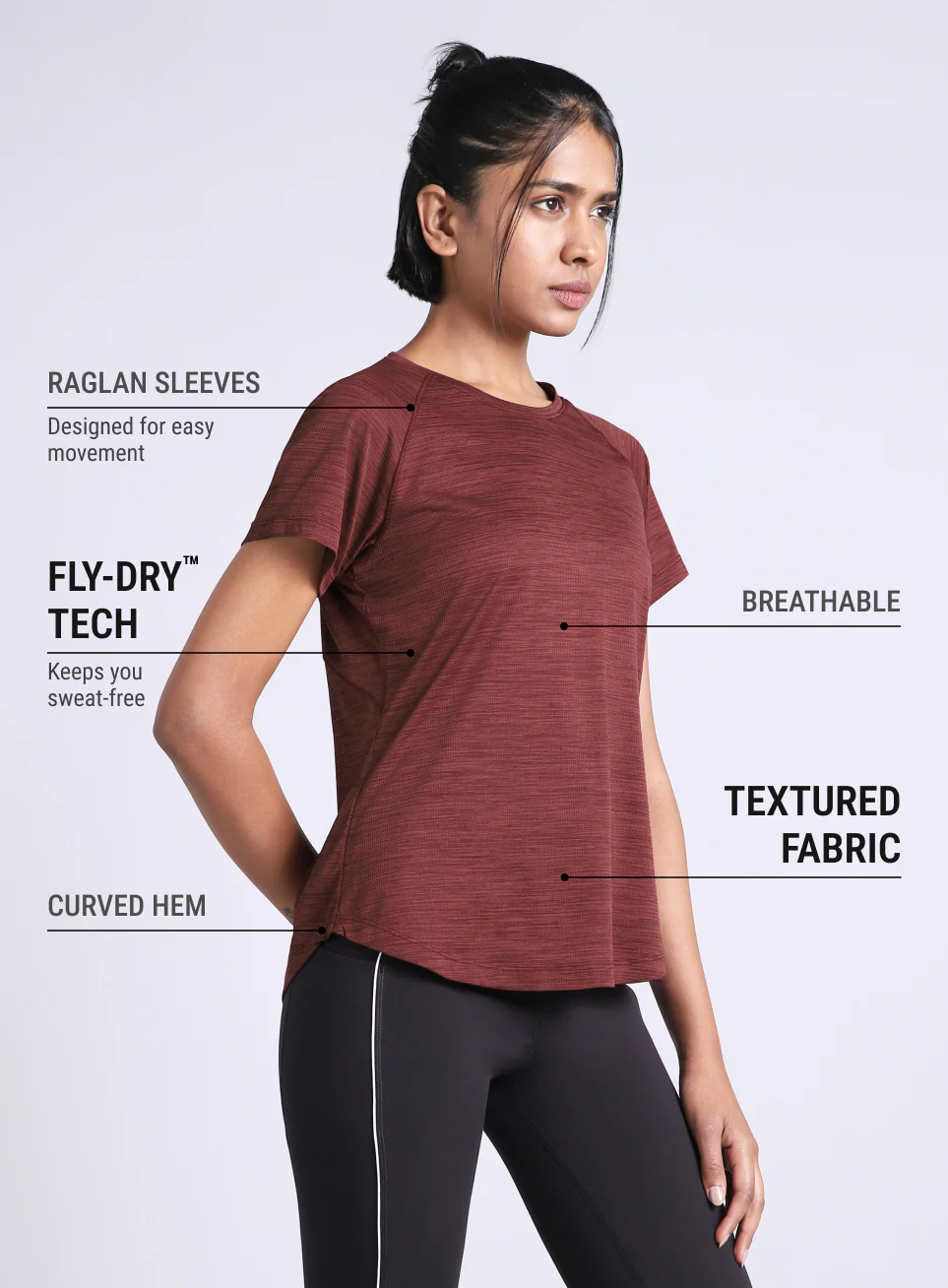 Women's Wine Flow HIIT Top - Image 5