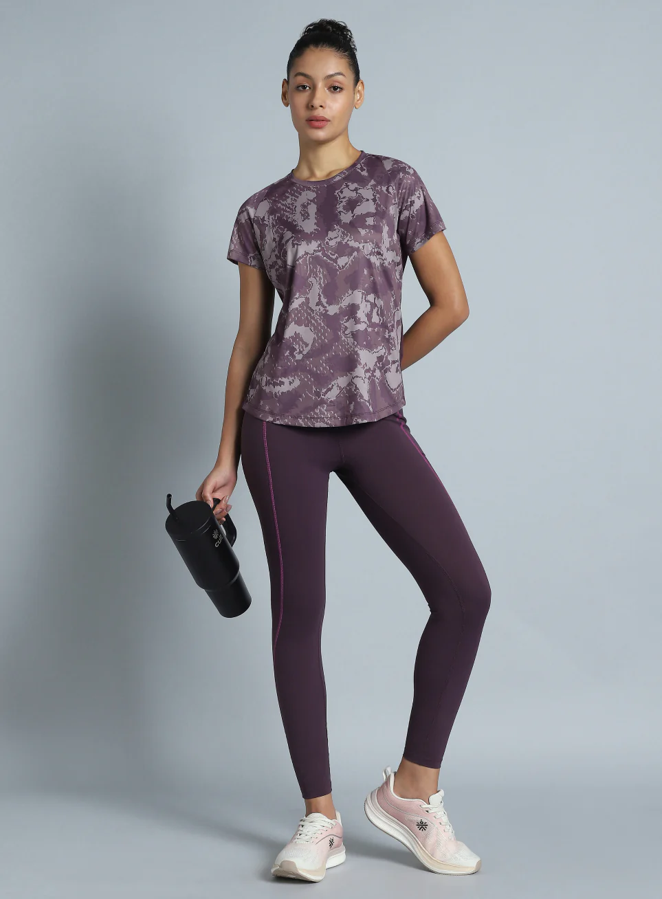 Women's Wine Pacer AOP Top - Image 2