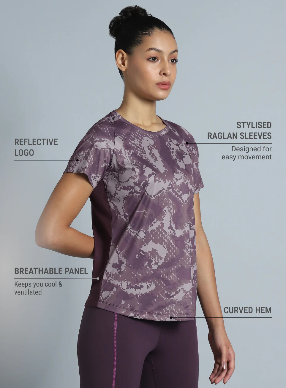 Women's Wine Pacer AOP Top - Image 5