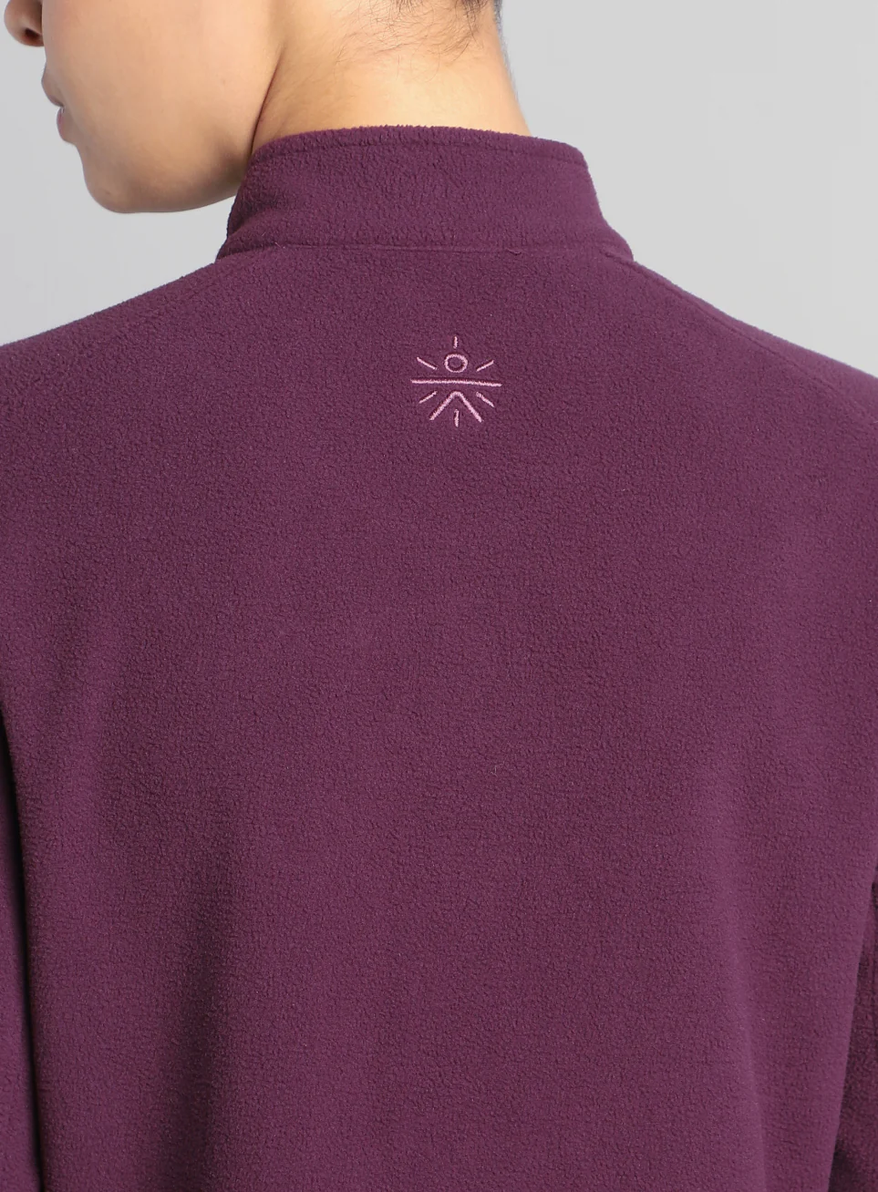 Women's Wine Performance Pro Training Fleece Jacket - Image 10