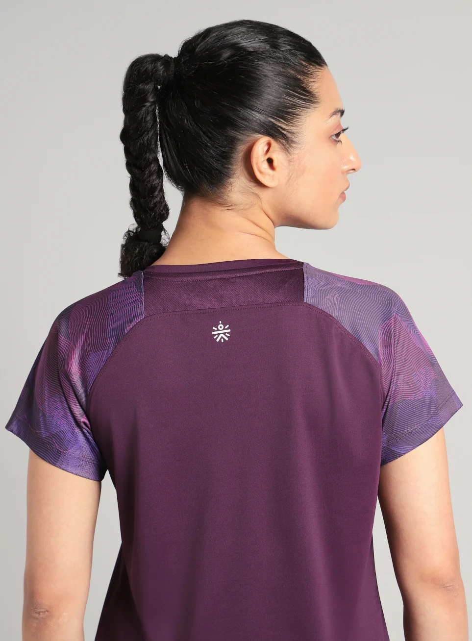 Women's Wine Printed Ultimate Training T-shirt - Image 8