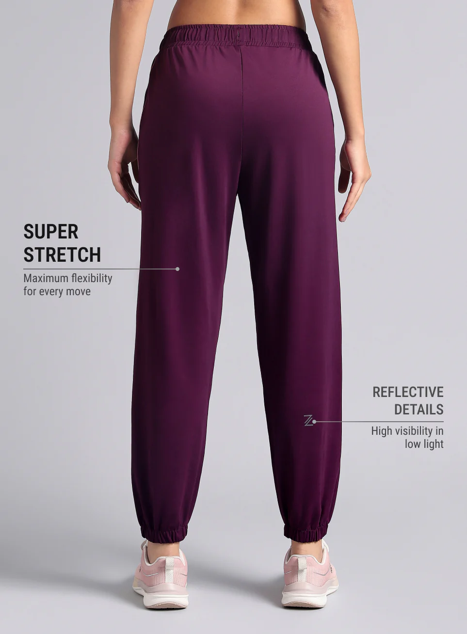 Women's Wine Run Forward Joggers - Image 6