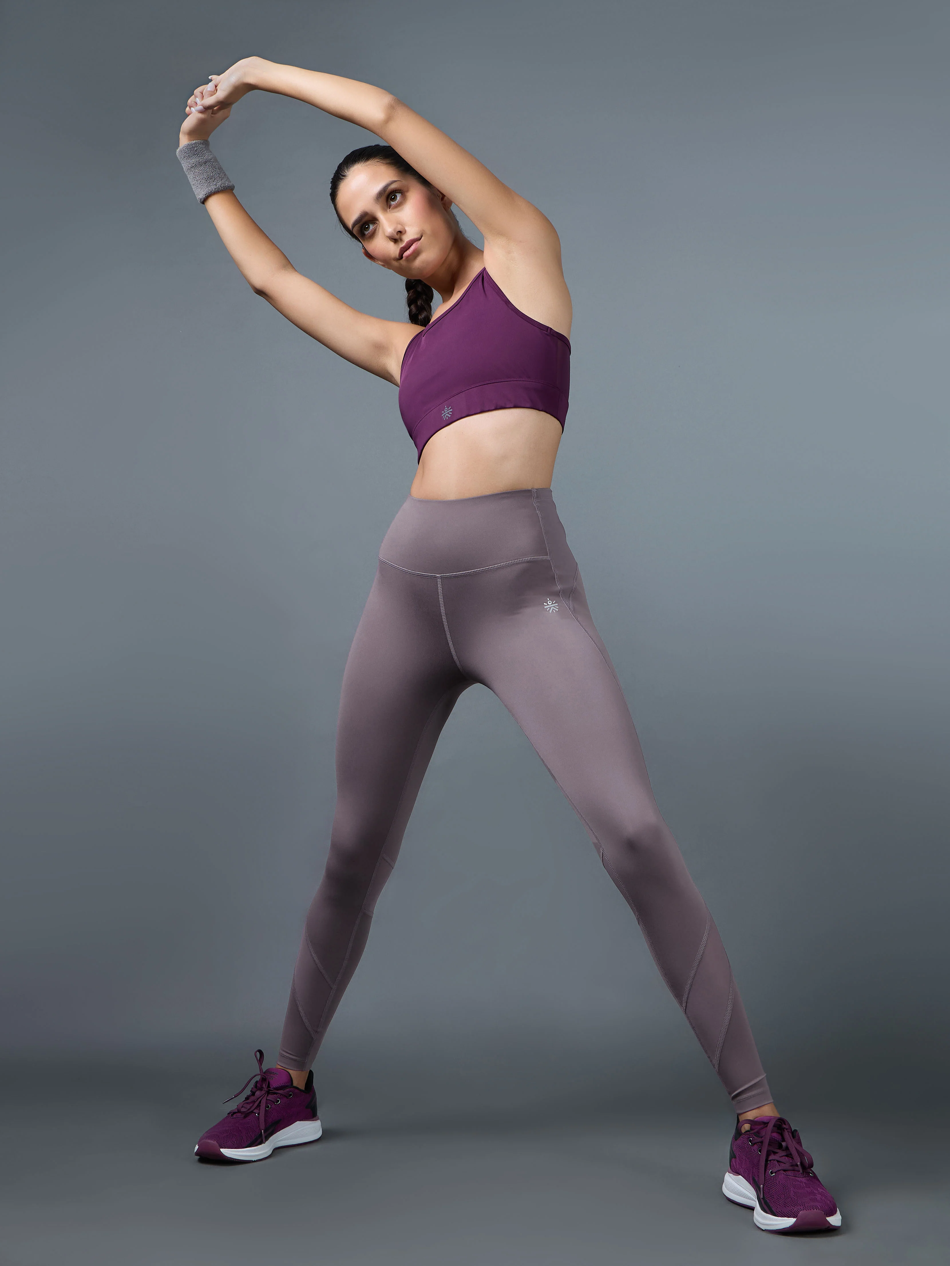 Women's Wine Run Forward Tights - Image 3