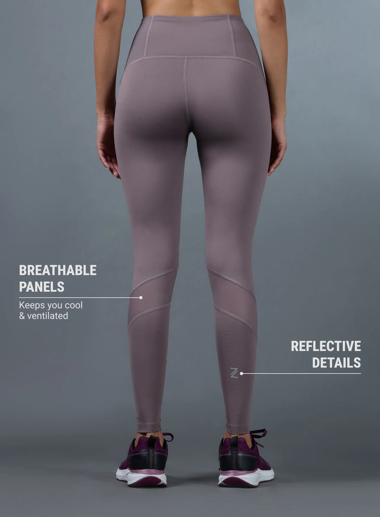 Women's Wine Run Forward Tights - Image 6