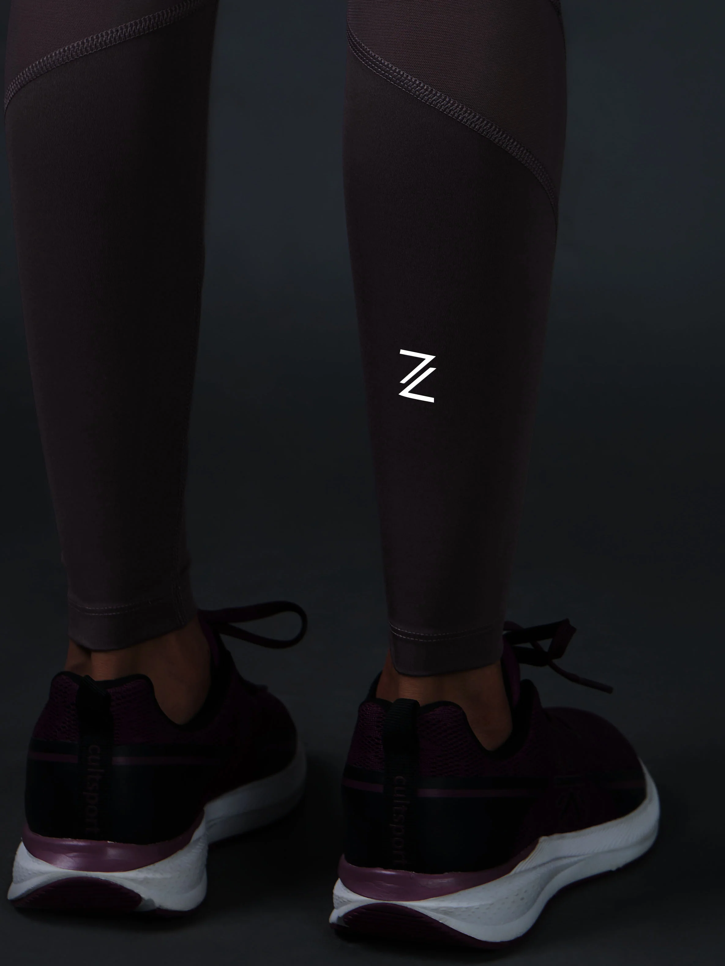 Women's Wine Run Forward Tights - Image 9