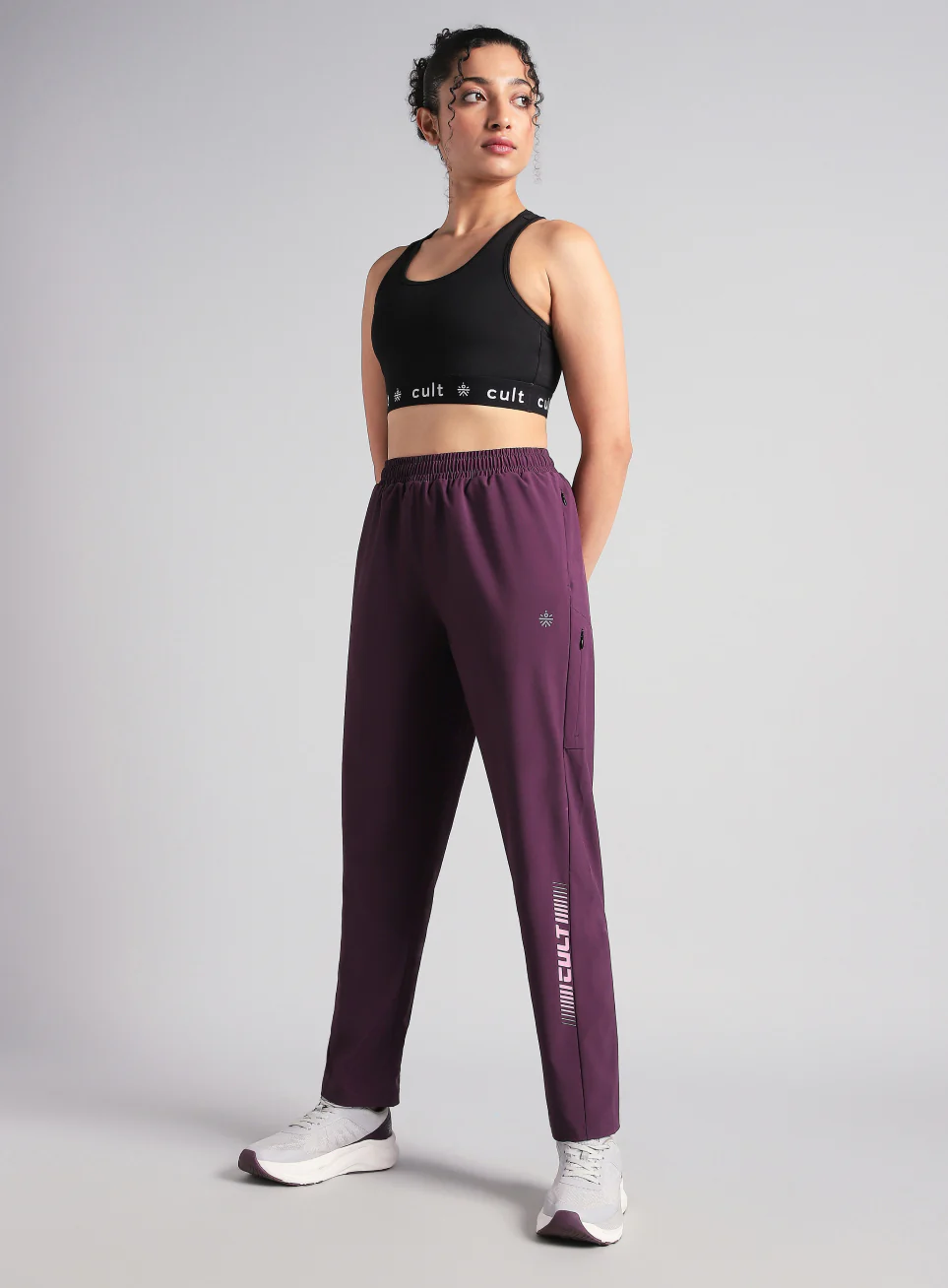 Women's Wine Speed Flex Trackpants - Image 2