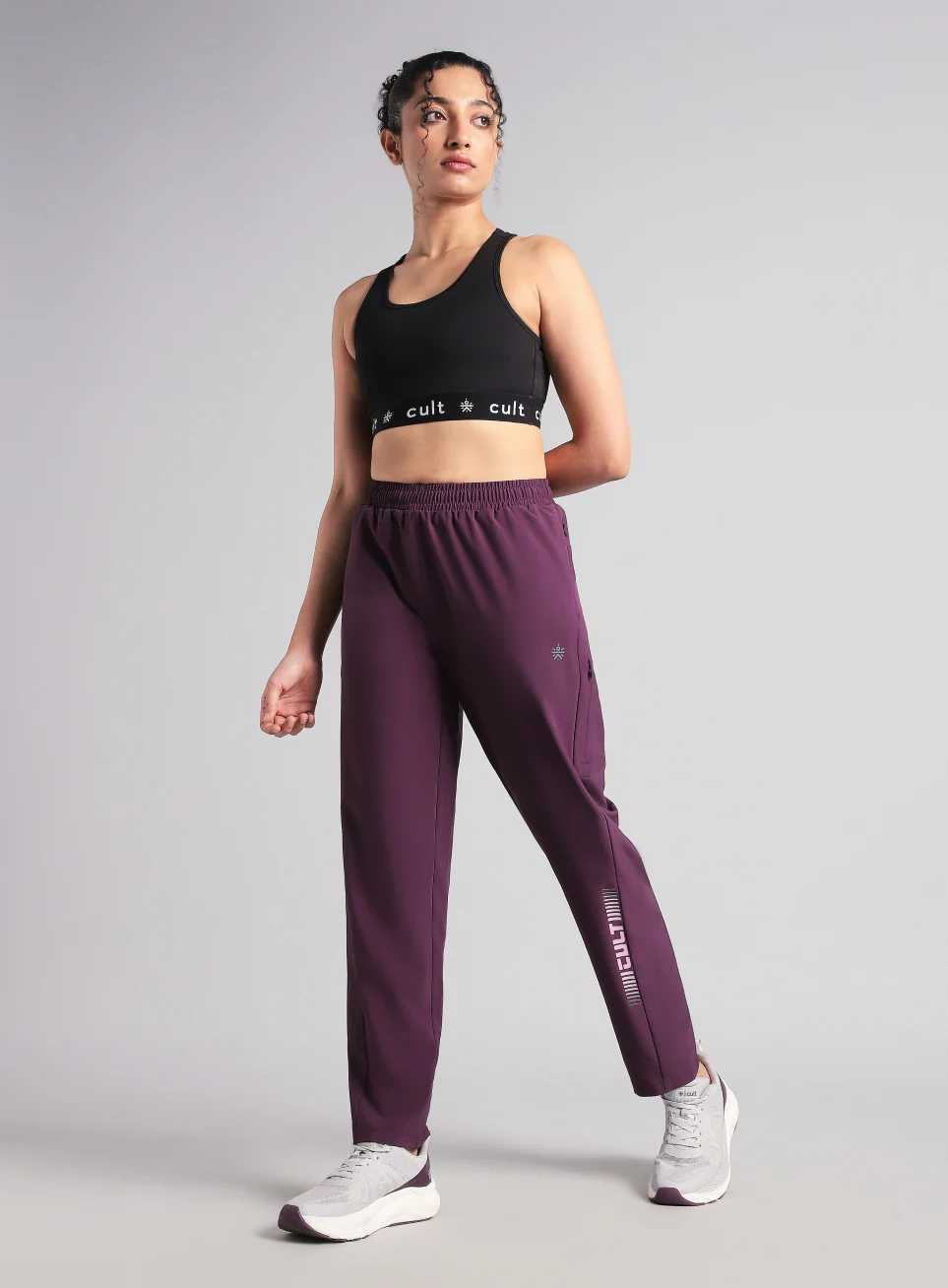 Women's Wine Speed Flex Trackpants - Image 3