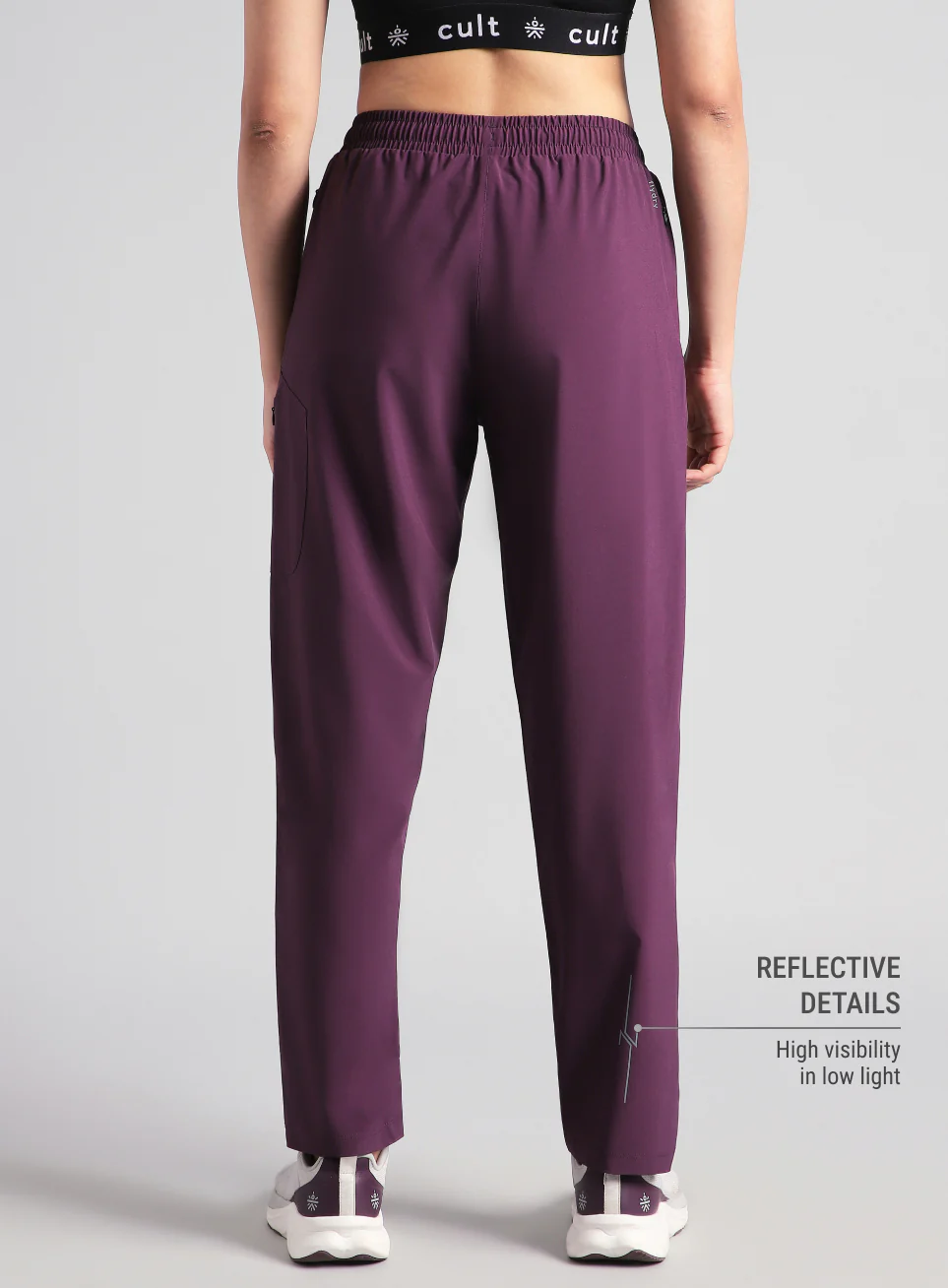 Women's Wine Speed Flex Trackpants - Image 6