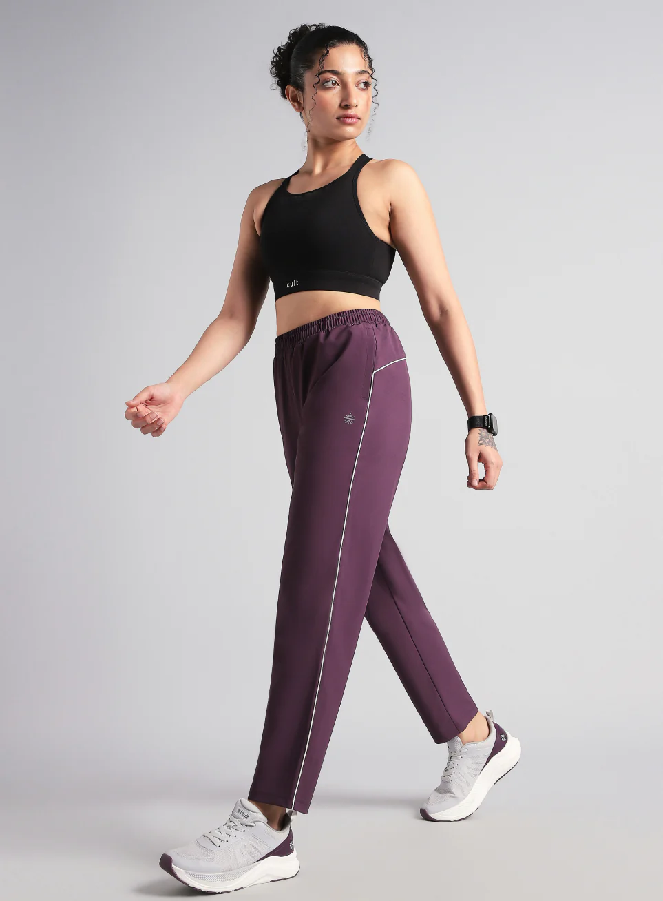 Women's Wine Sprint Trackpants - Image 3