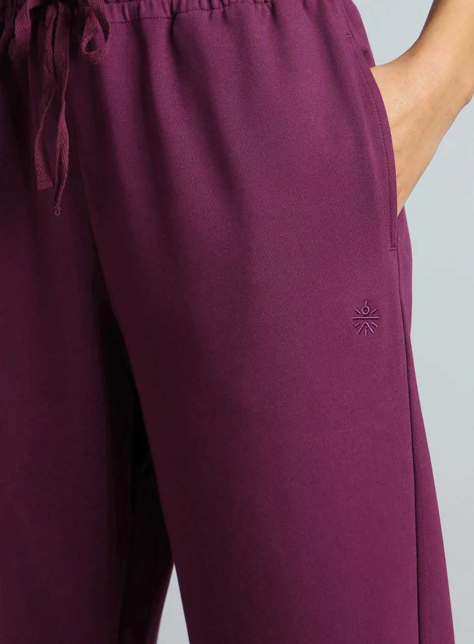 Women's Wine Traveller Tapered Fit Trackpants - Image 8