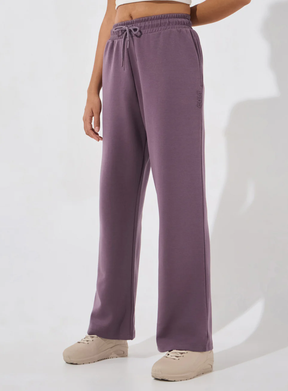 Women's Wine Ultra Luxe Classic Trackpants - Image 5