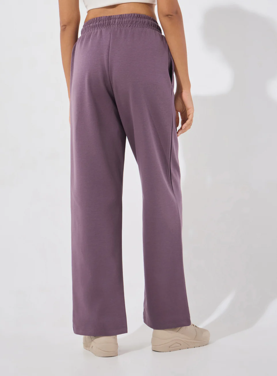 Women's Wine Ultra Luxe Classic Trackpants - Image 6