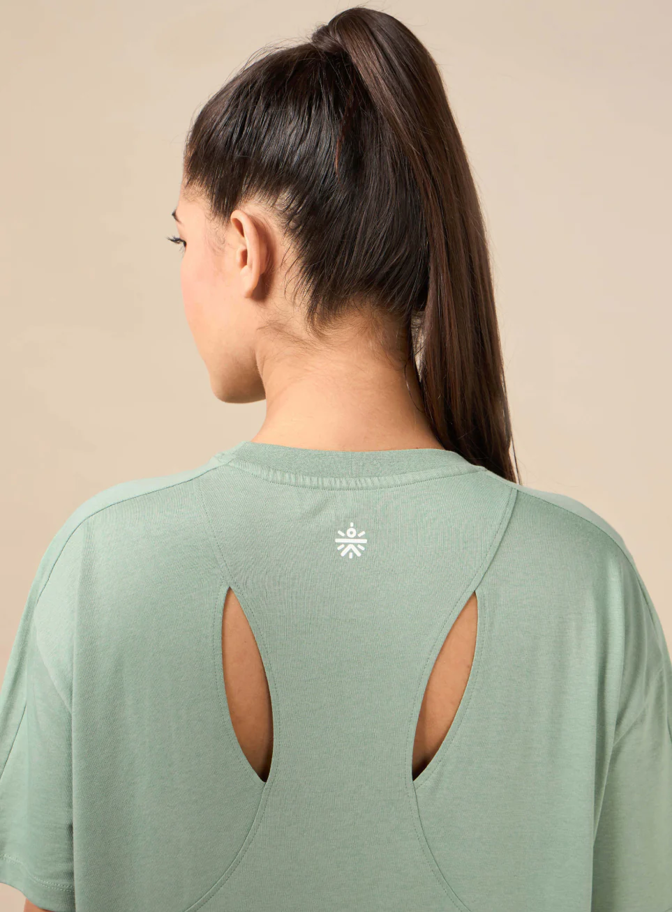 Women's Yoga Green Flow T-shirt - Image 6