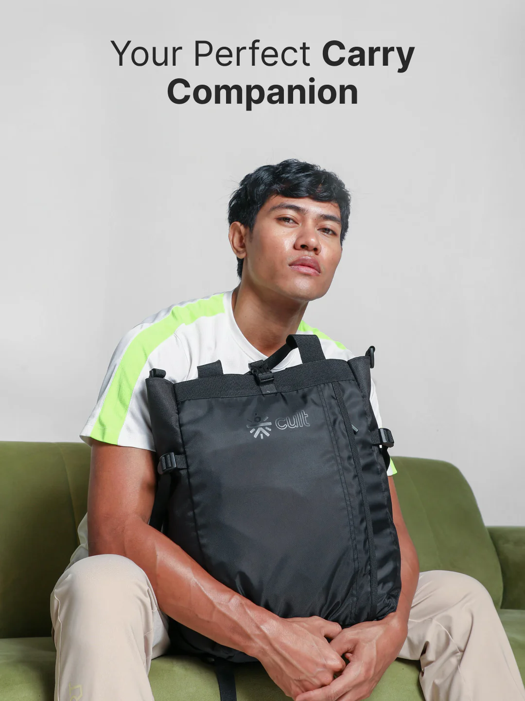 Work to Play Laptop Backpack 35L - Water-Repellent, Multi-Functional Bag with Trolley Sleeve With Shoe Bag - Black - Image 2