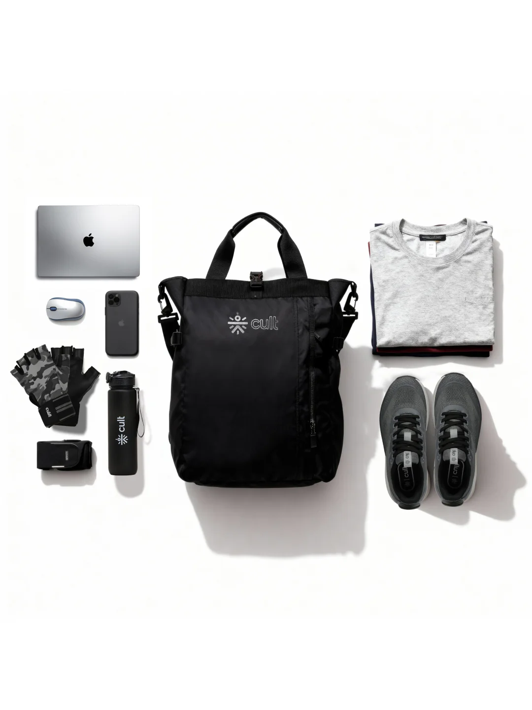 Work to Play Laptop Backpack 35L - Water-Repellent, Multi-Functional Bag with Trolley Sleeve With Shoe Bag - Black - Image 3